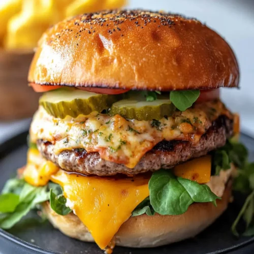 Pizza burger recipe