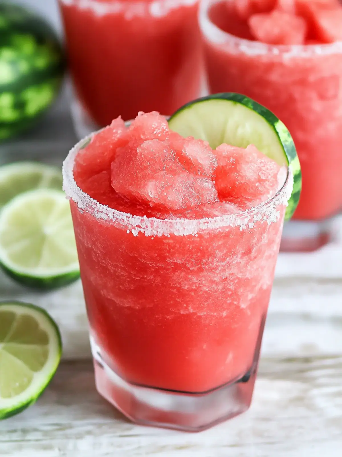 Watermelon slushie recipe