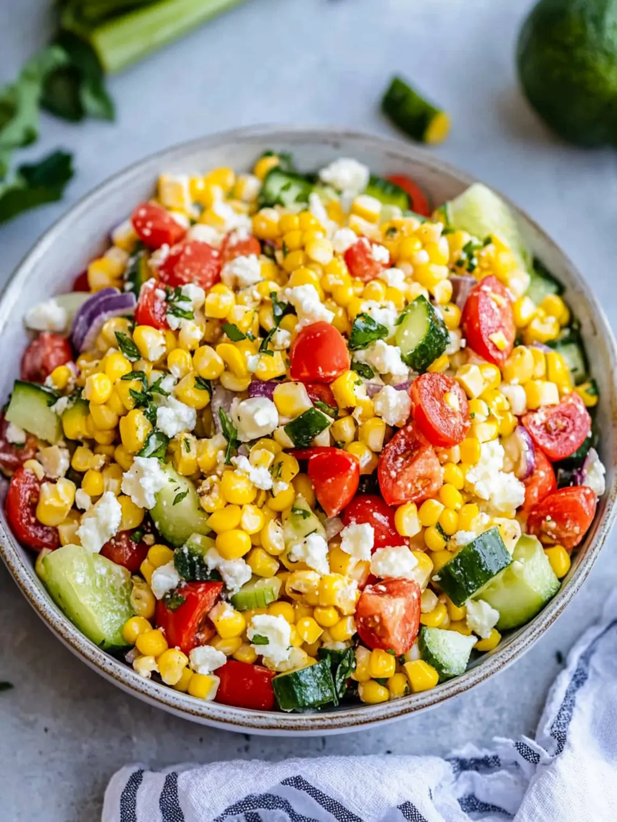 Summer corn salad recipe