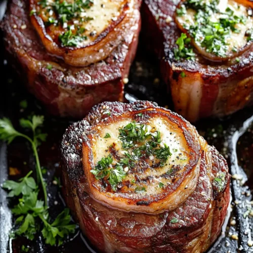 Bacon wrapped filet mignon recipe