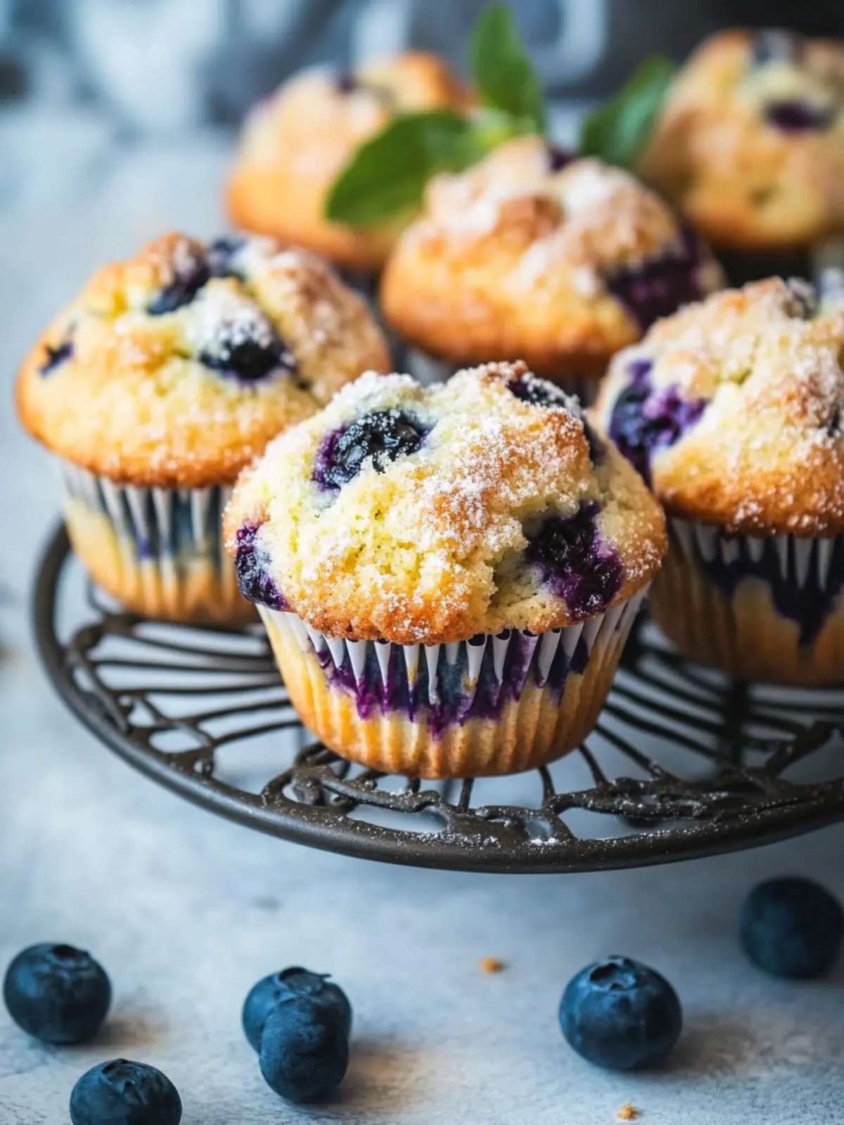 Fresh blueberry muffins recipe