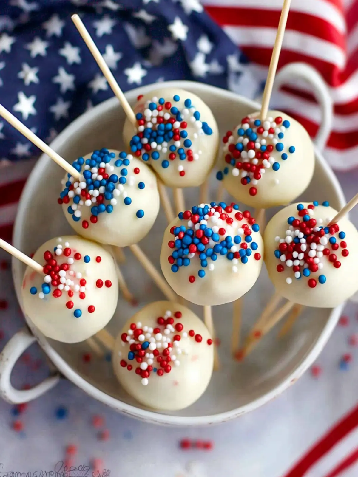 4th of july cake pops recipe