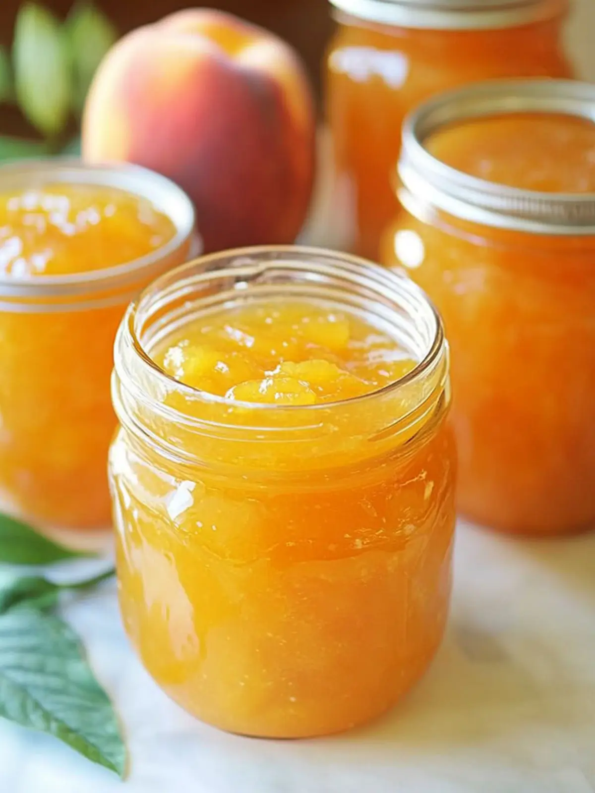 Fresh peach jam recipe