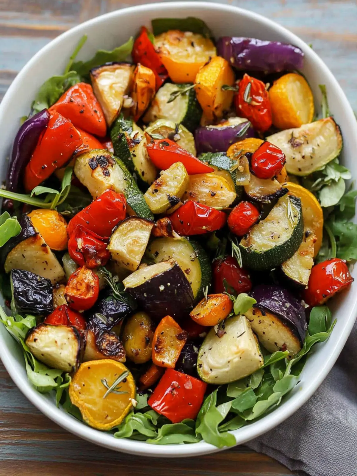 Roasted Vegetable Salad Recipe