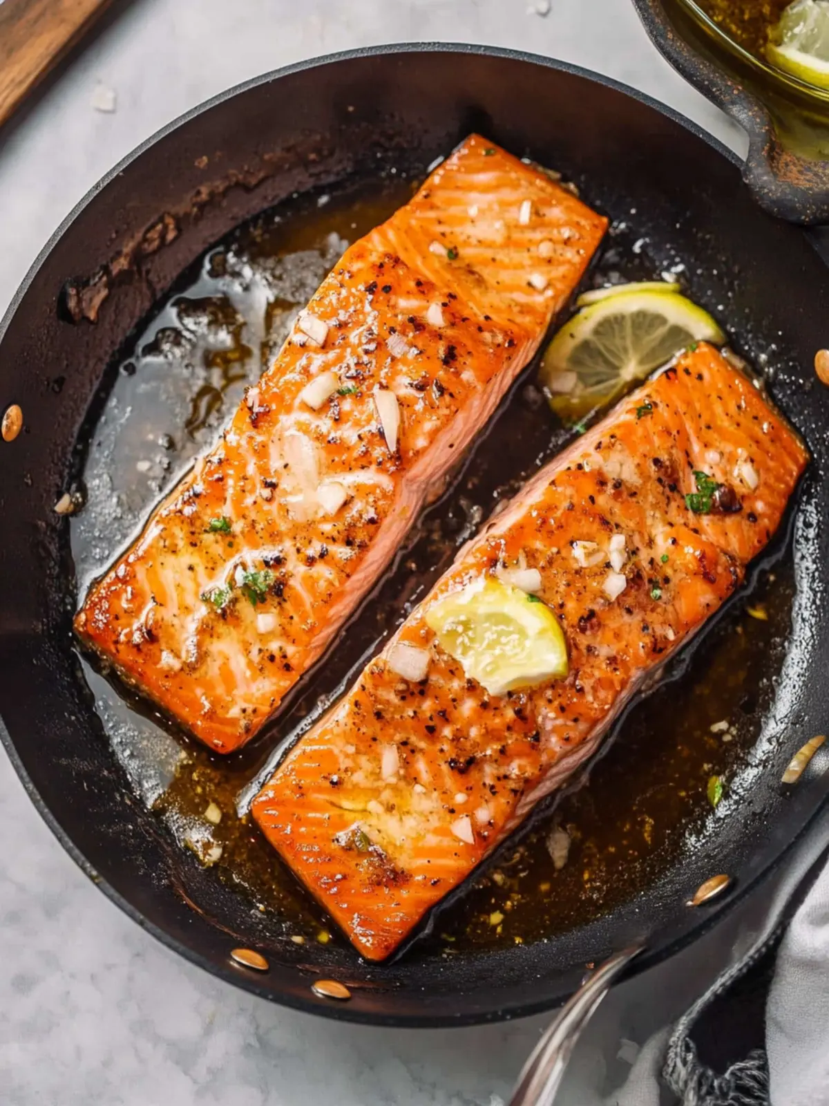 Whiskey glazed salmon recipe