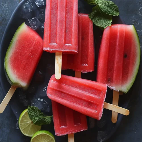 Watermelon popsicles recipe