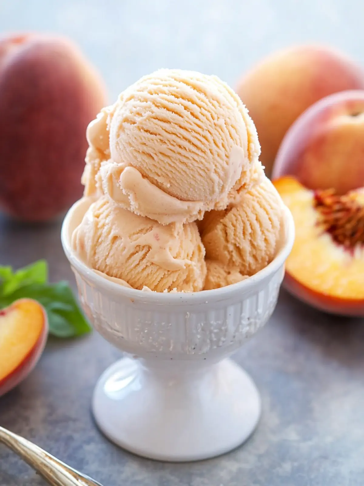Delicious Peach Ice Cream Homemade Recipe You’ll Love!