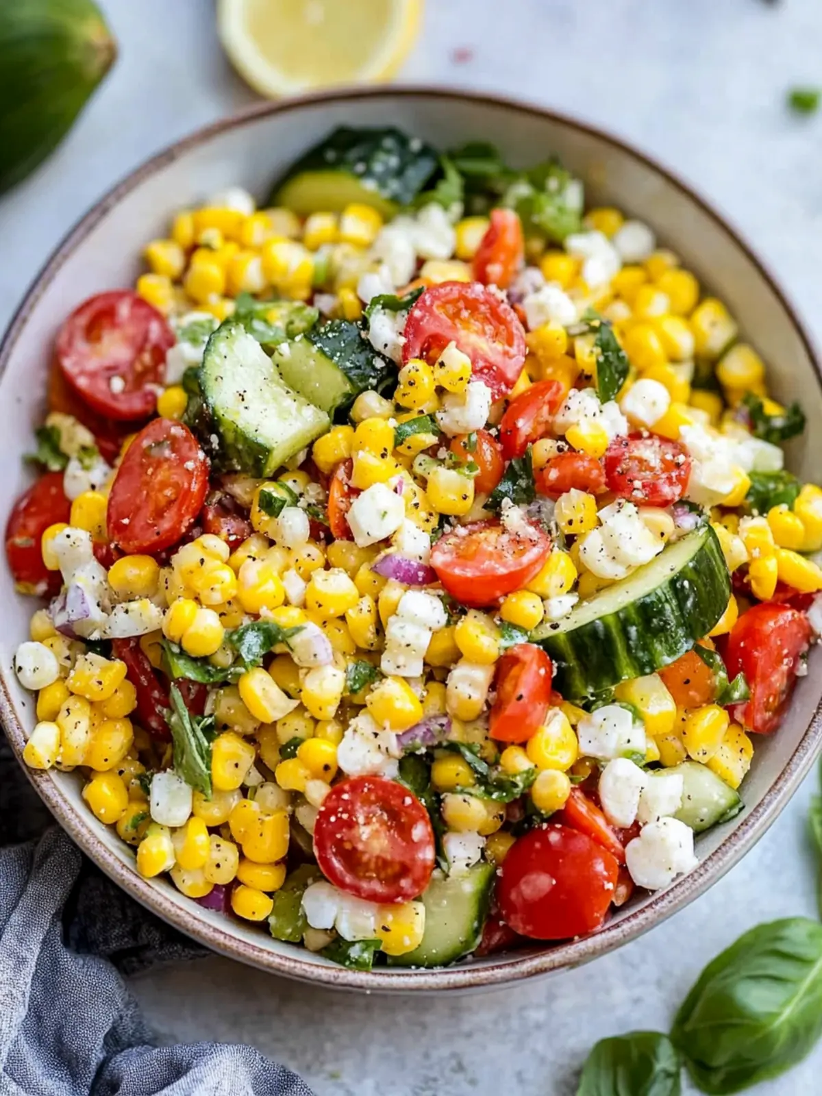 Brighten Your Day with This Easy Summer Corn Salad Recipe