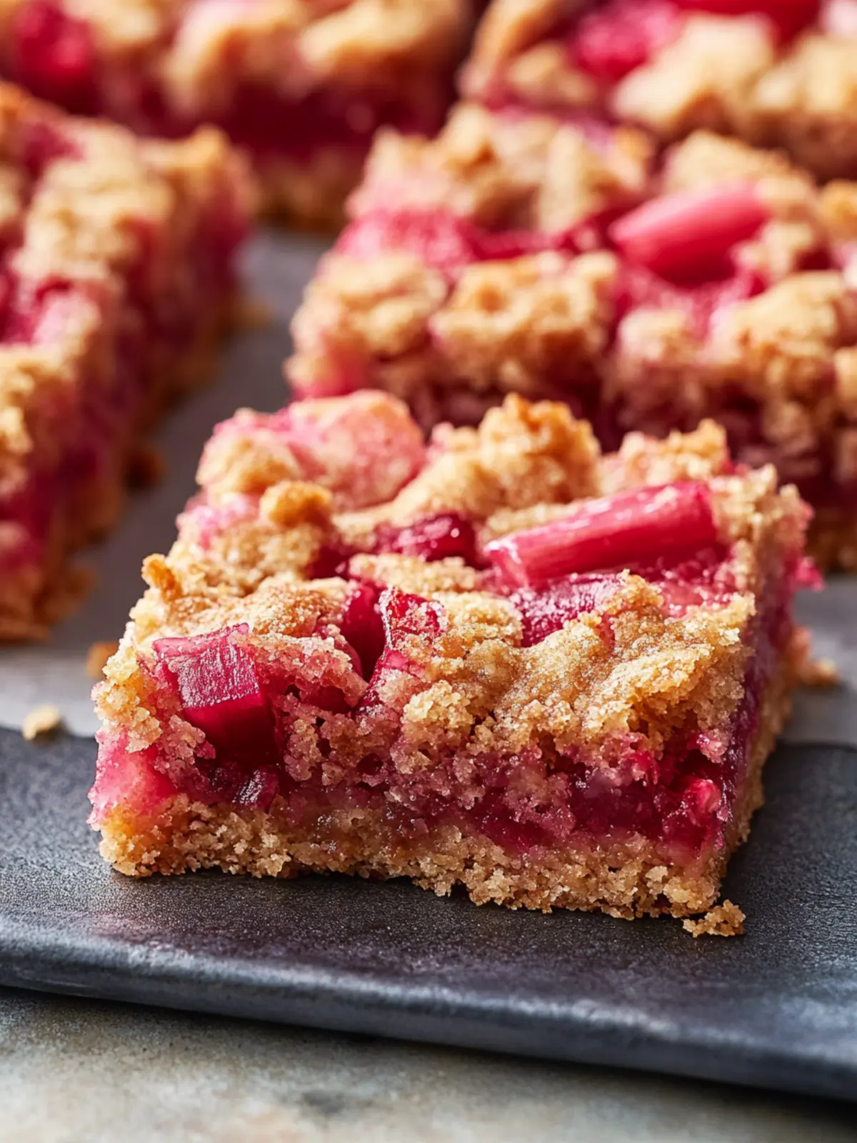 Rhubarb bars recipe
