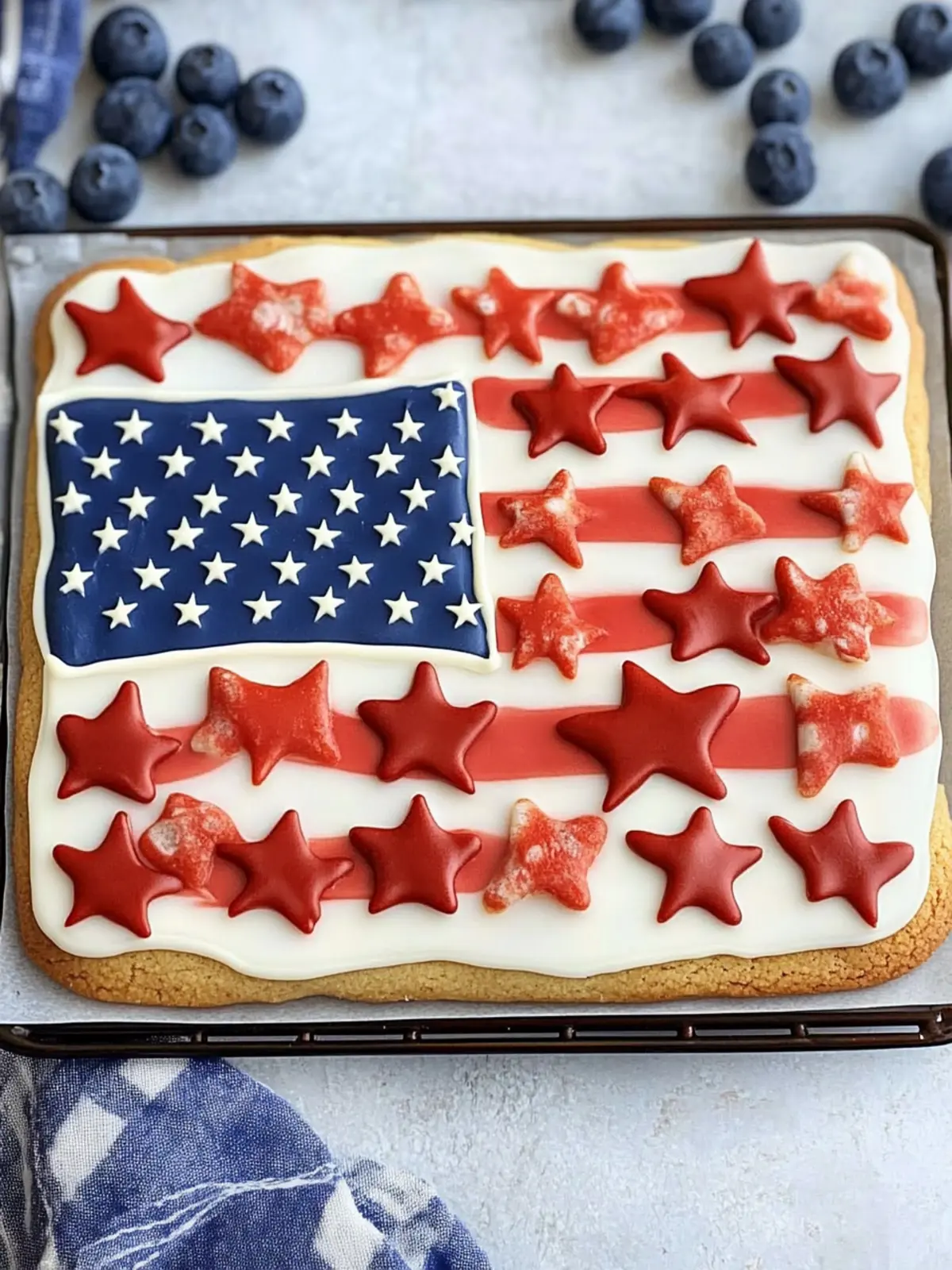 American flag cookies recipe