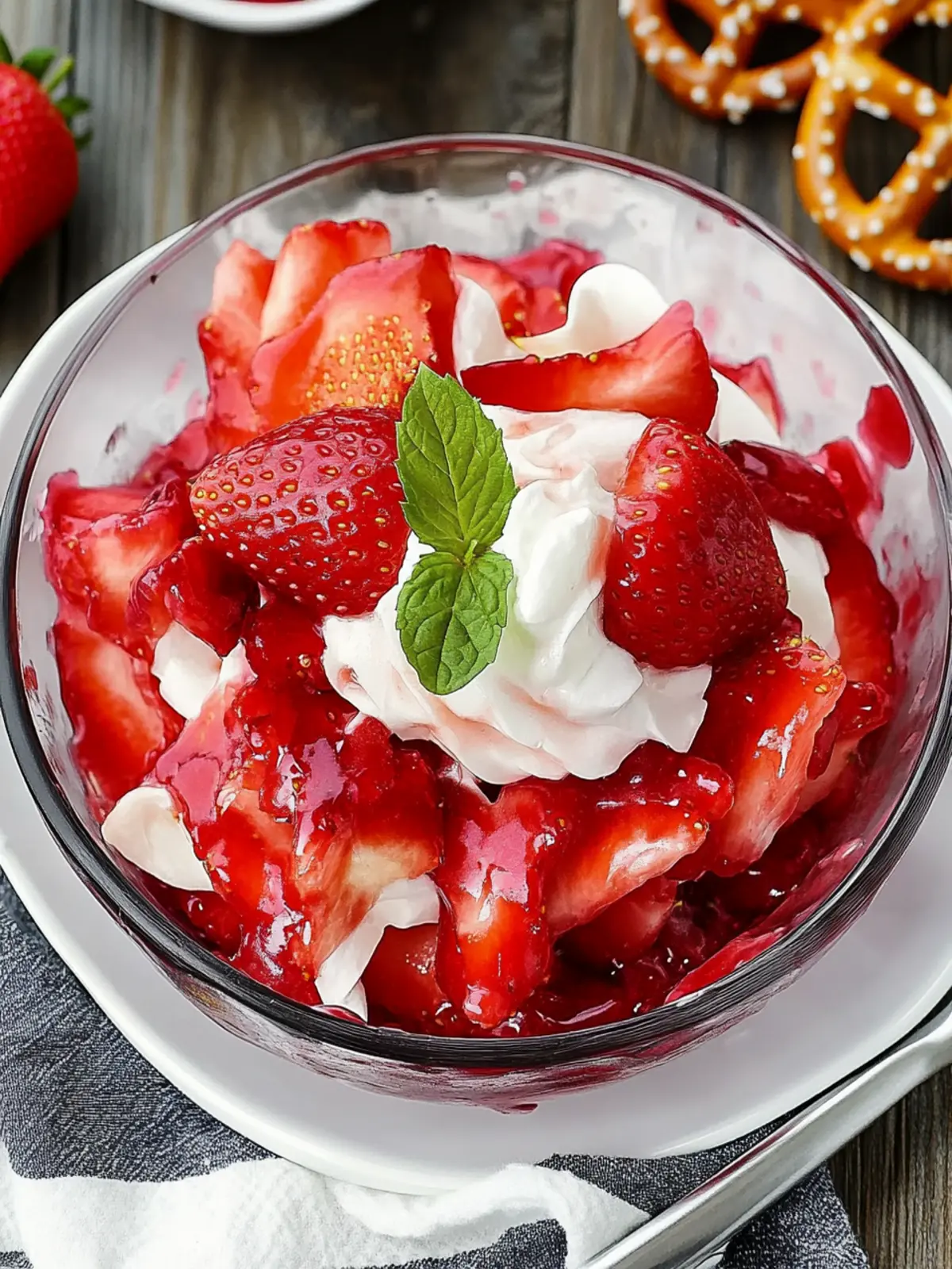 Strawberry pretzel salad recipe