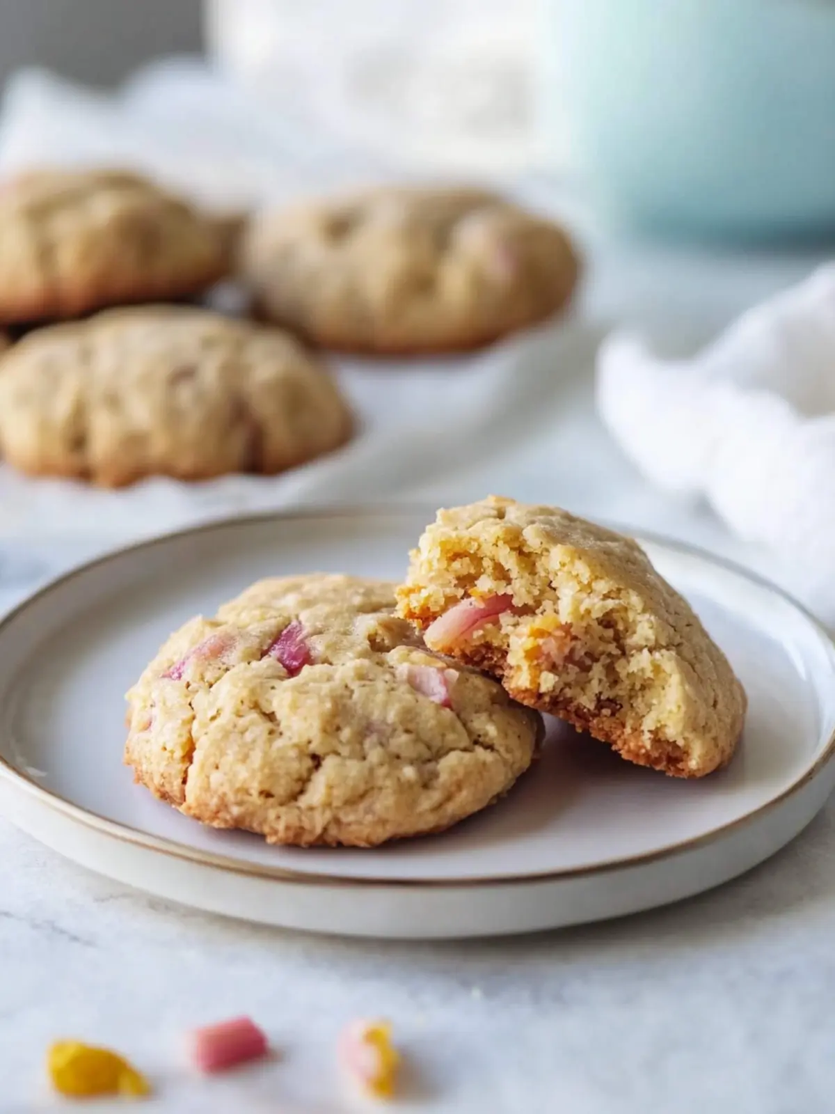 Rhubarb cookies recipe