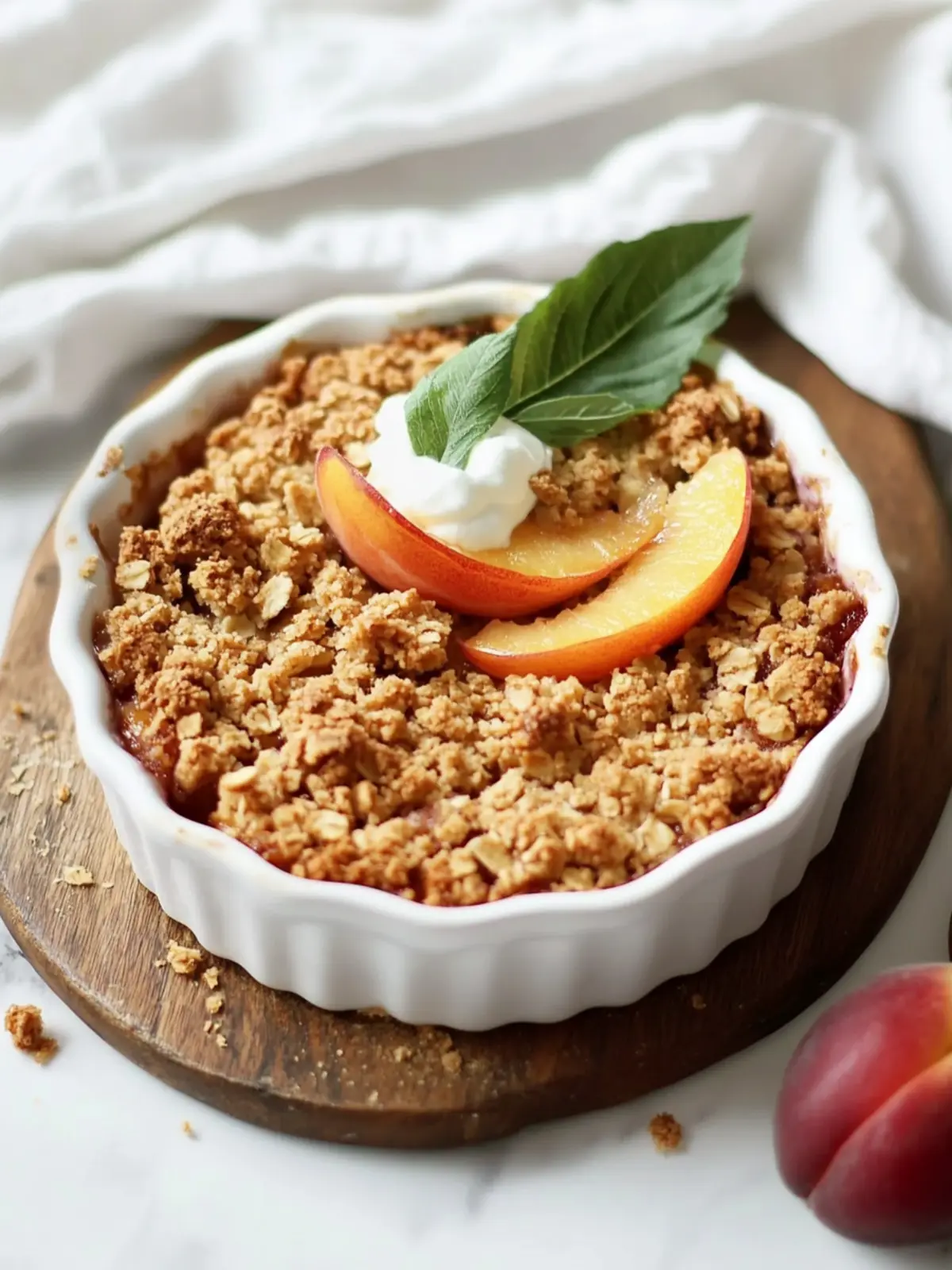 Nectarine crisp recipe