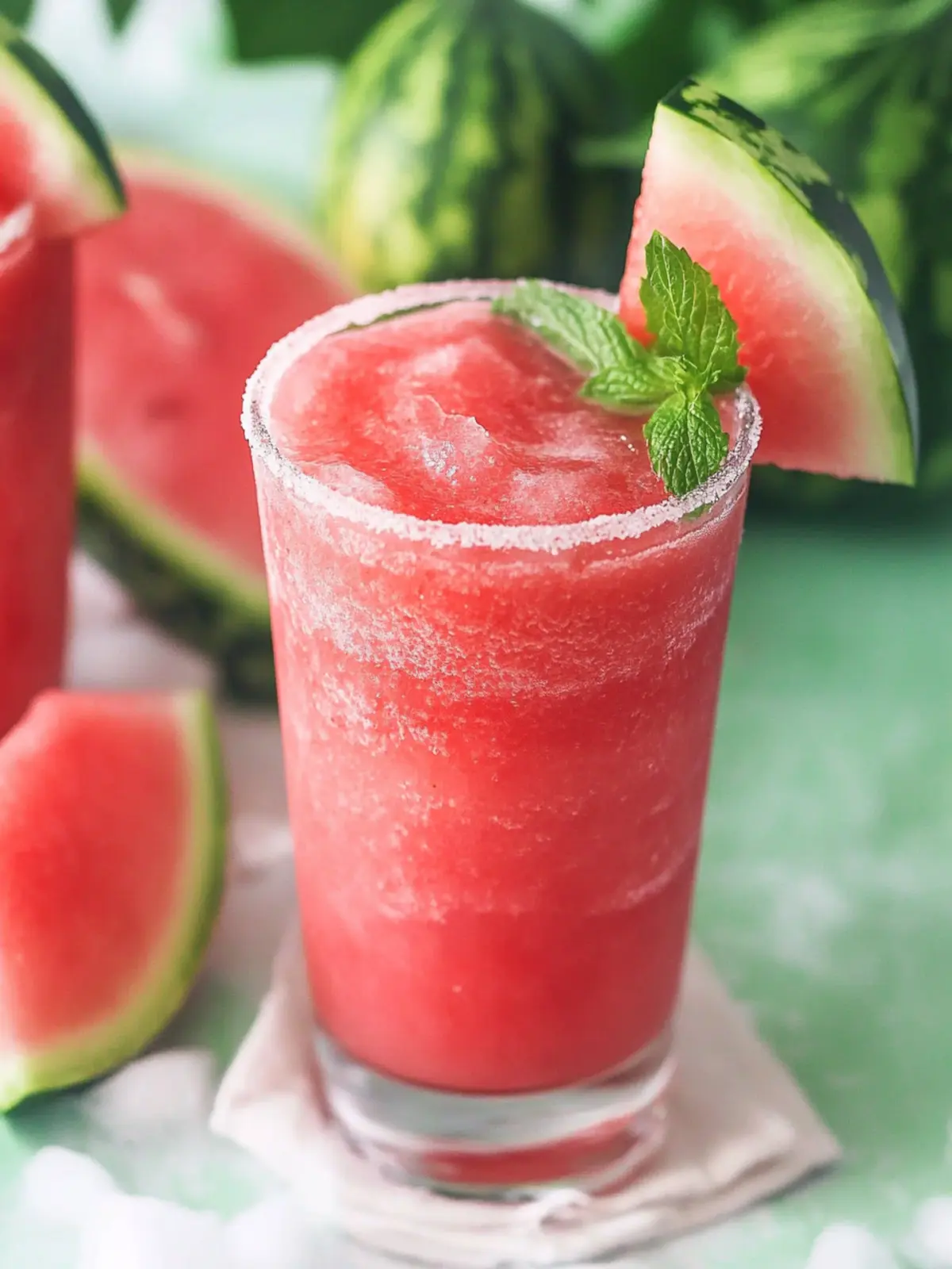 Watermelon slushie recipe