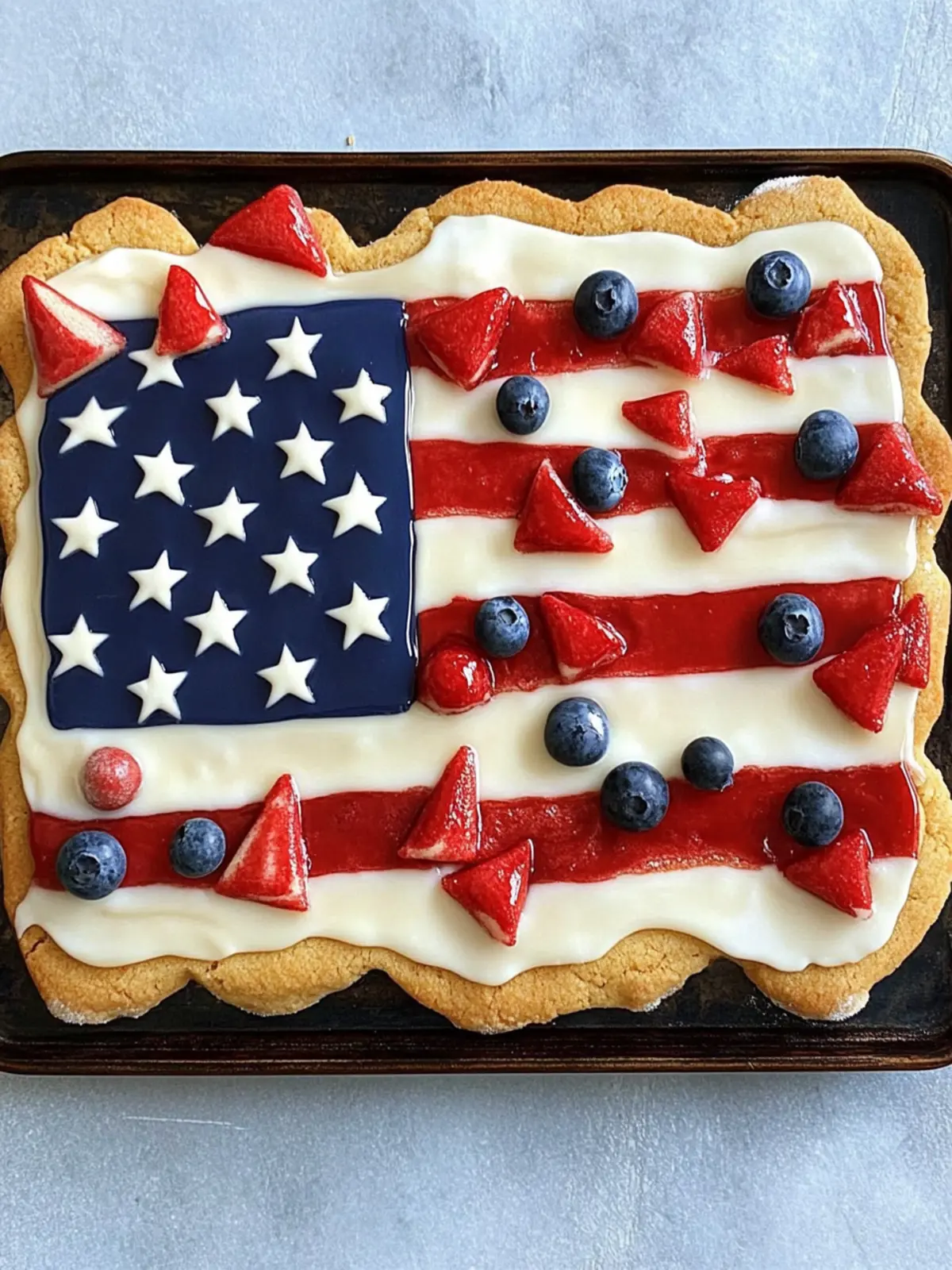 American flag cookies recipe