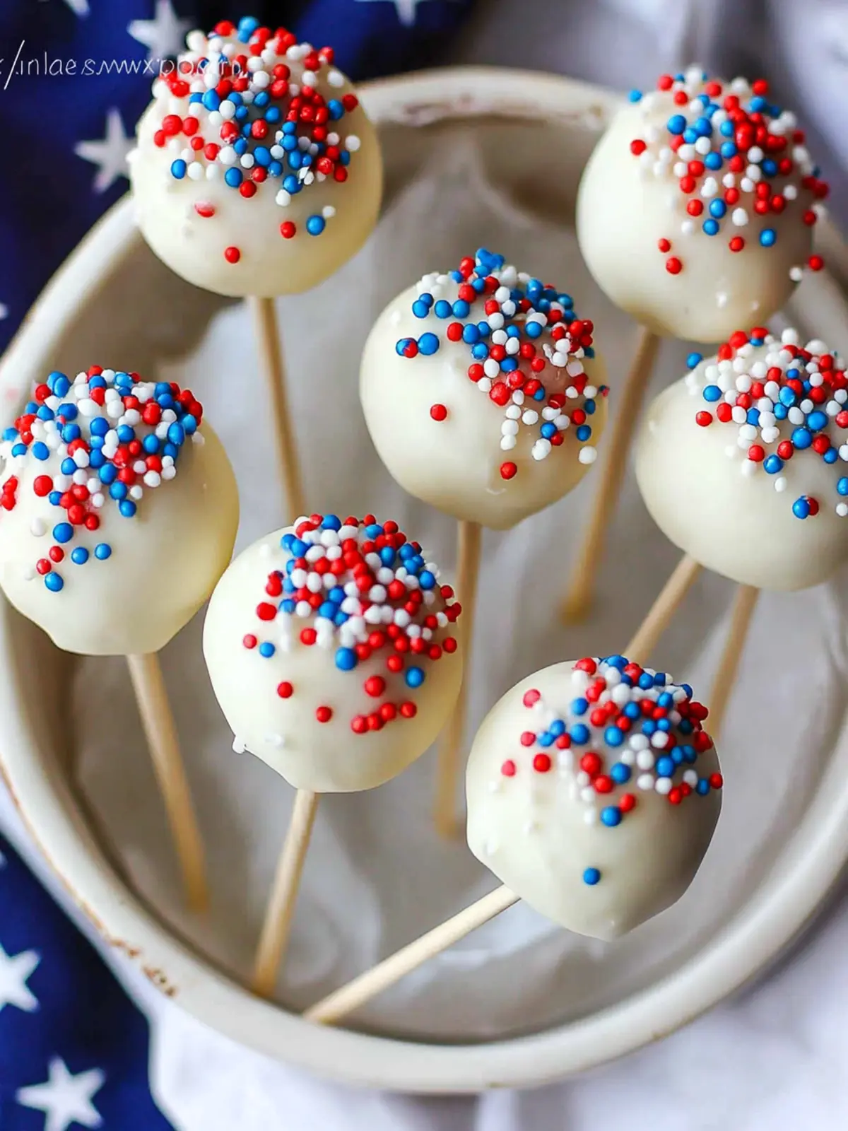 4th of july cake pops recipe