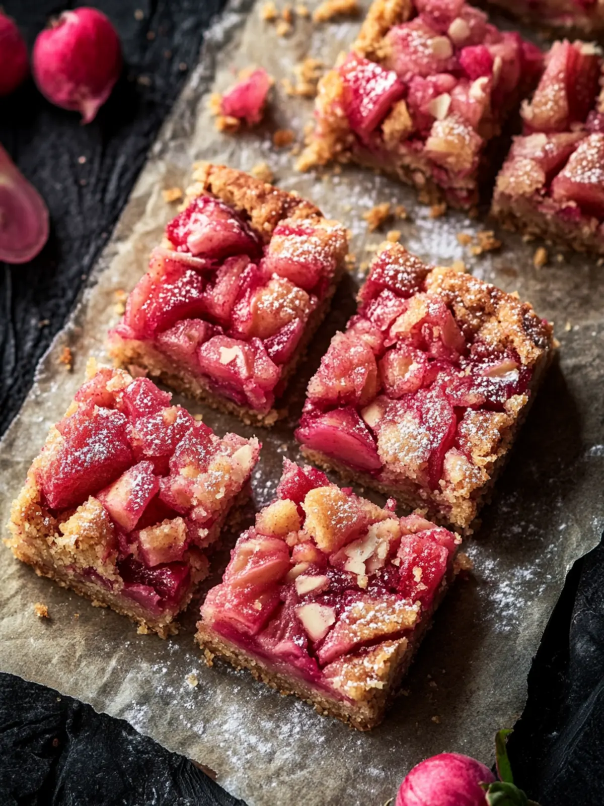Rhubarb bars recipe