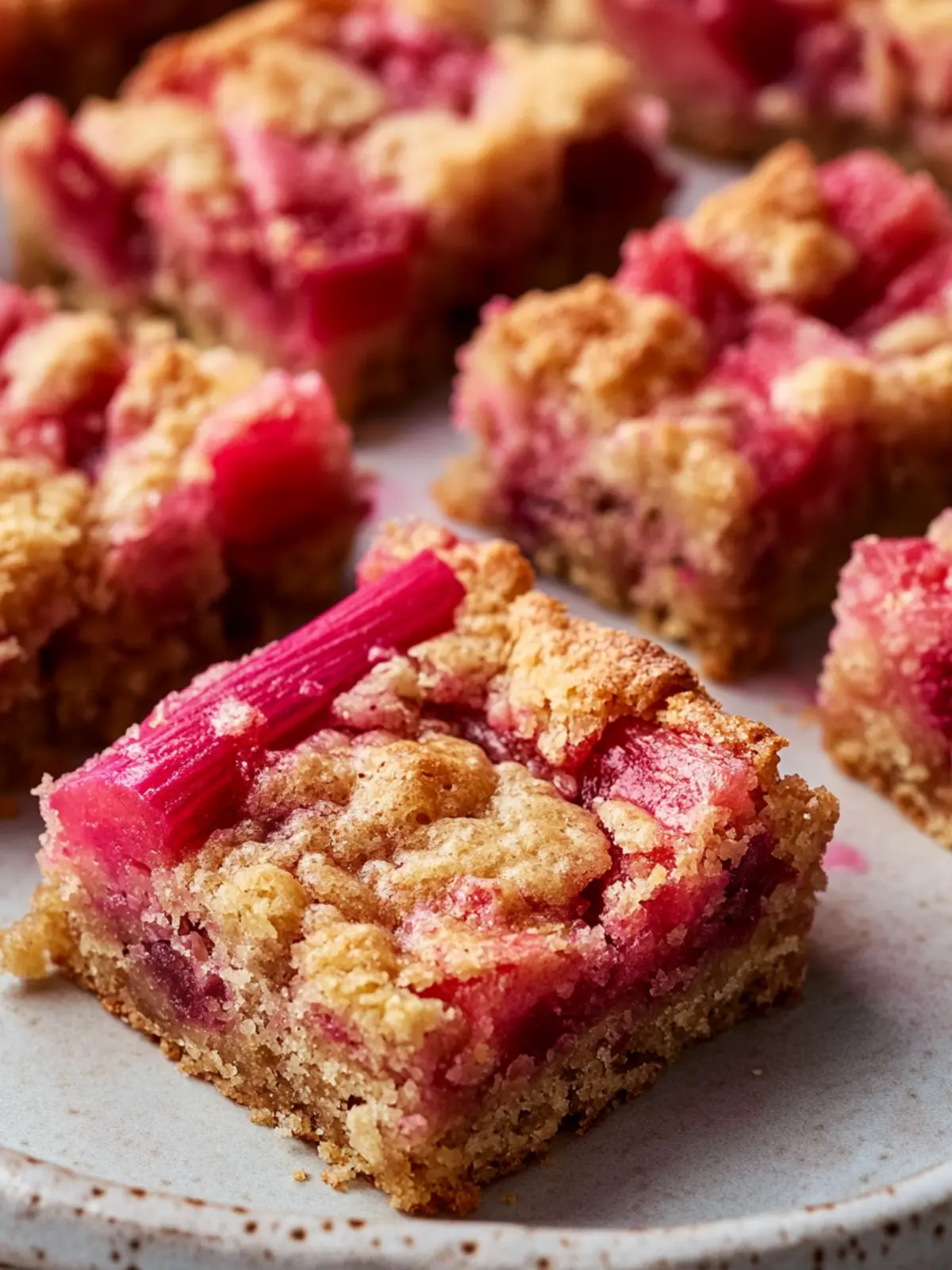 Rhubarb bars recipe