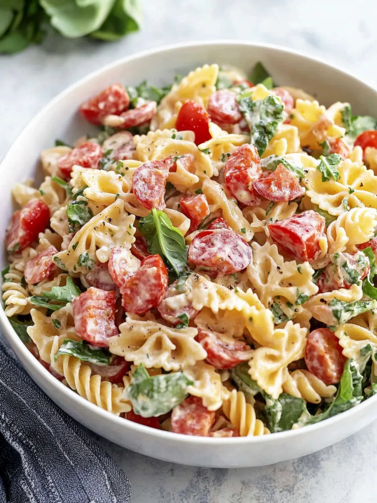 BLT pasta salad recipe