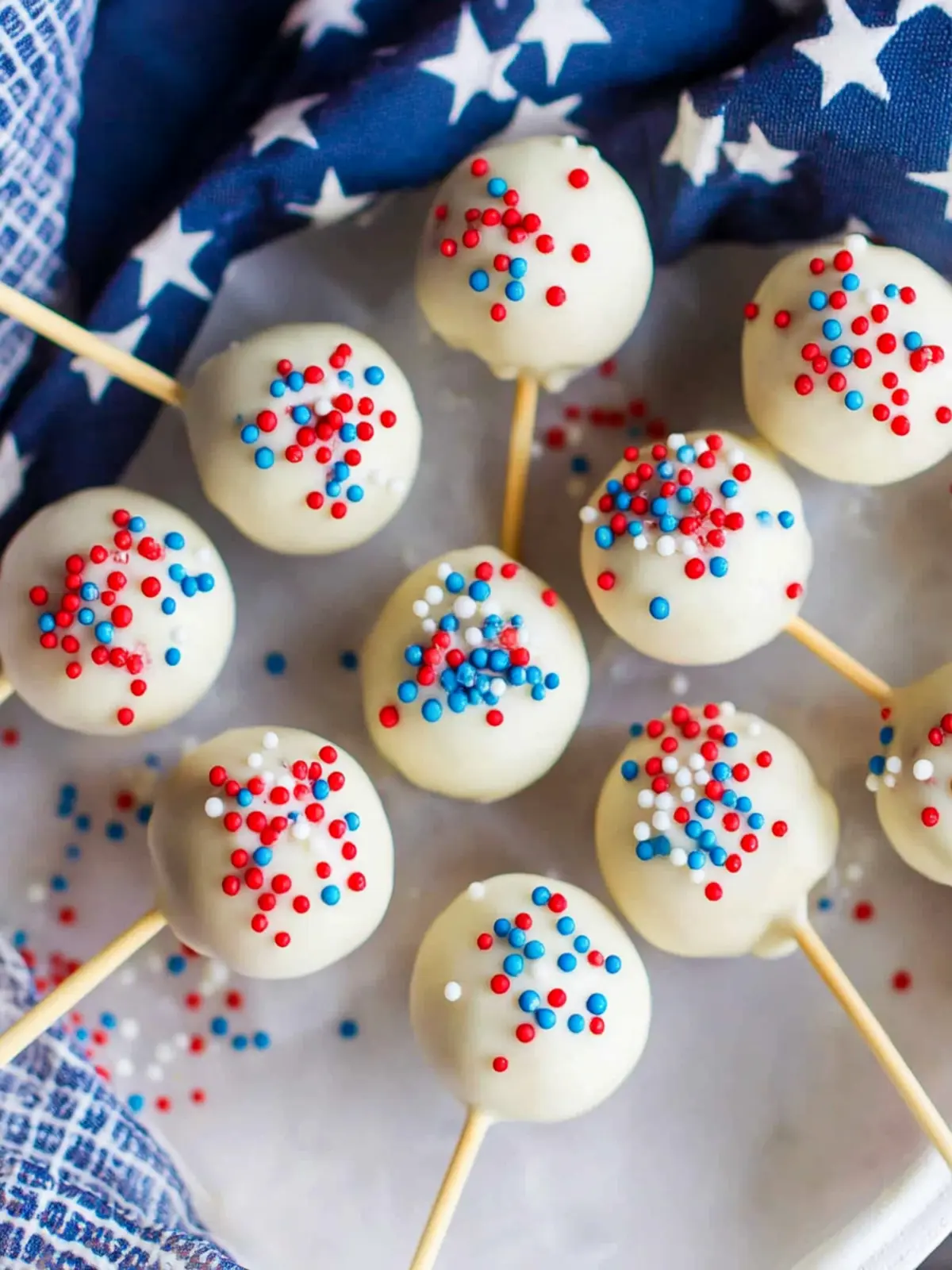 4th of july cake pops recipe