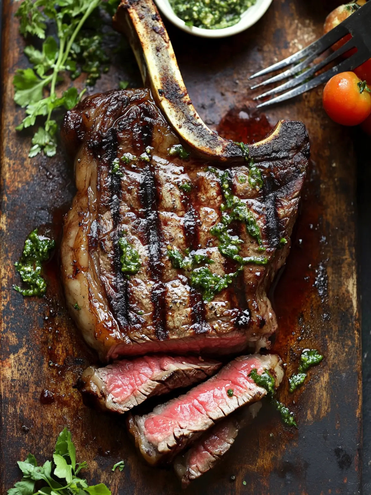 Tomahawk steak grill recipe