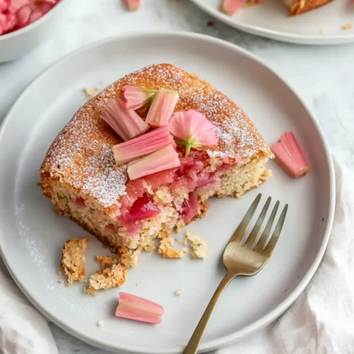 Rhubarb cake recipe