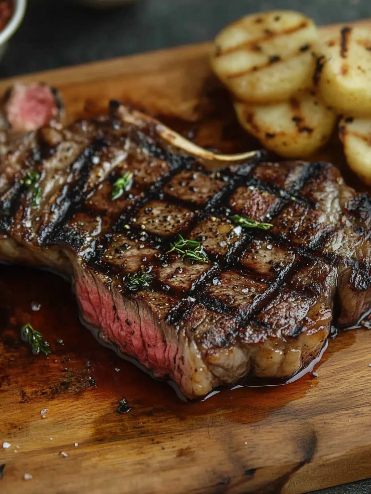 Grilled ribeye steak recipe