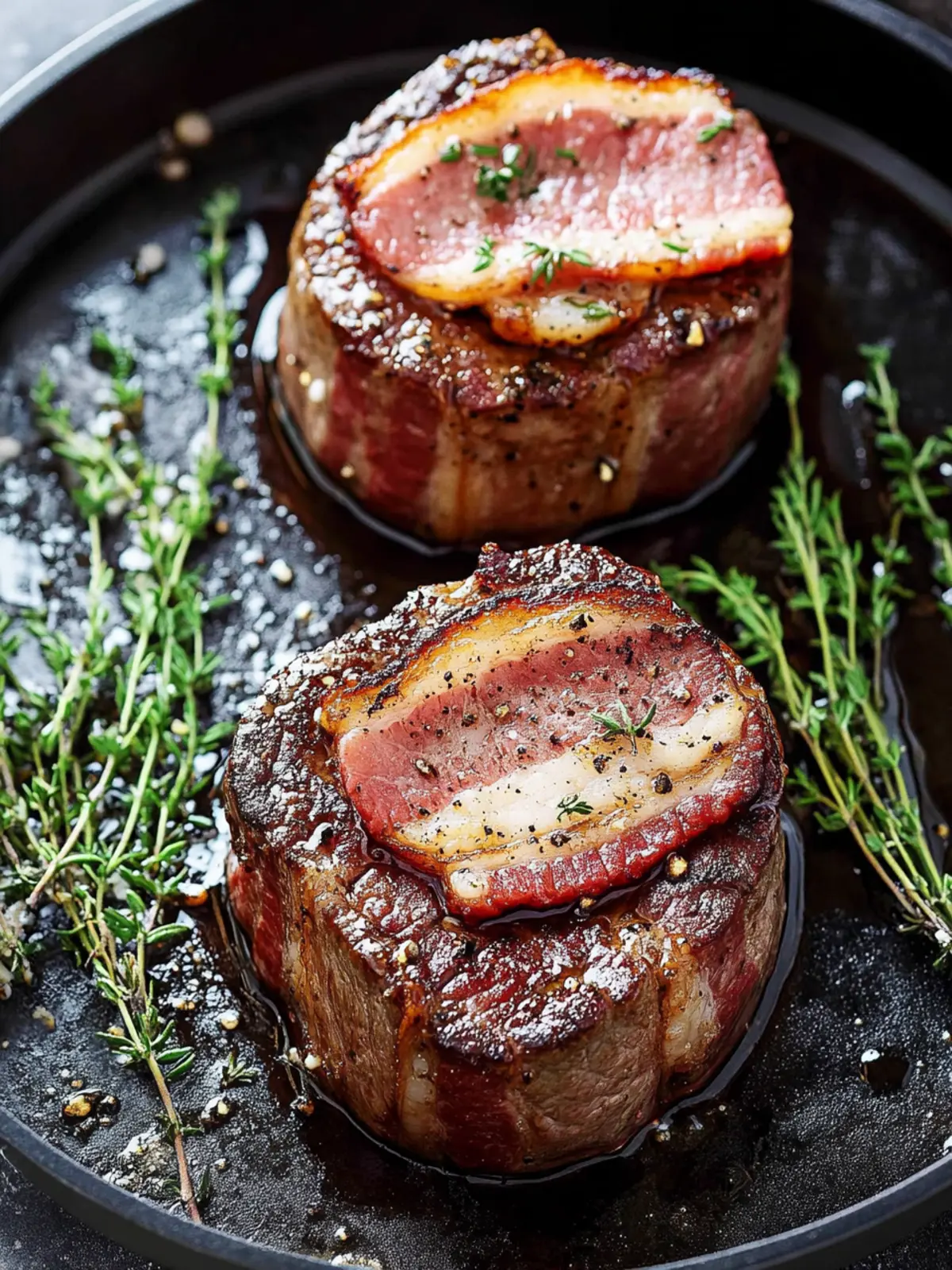 Bacon wrapped filet mignon recipe
