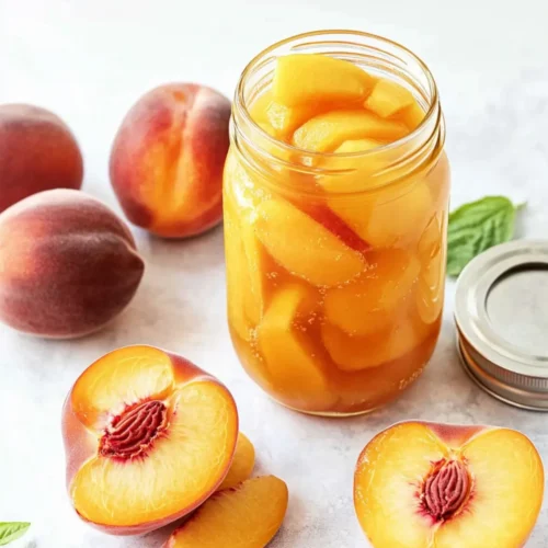 Canning peaches recipe