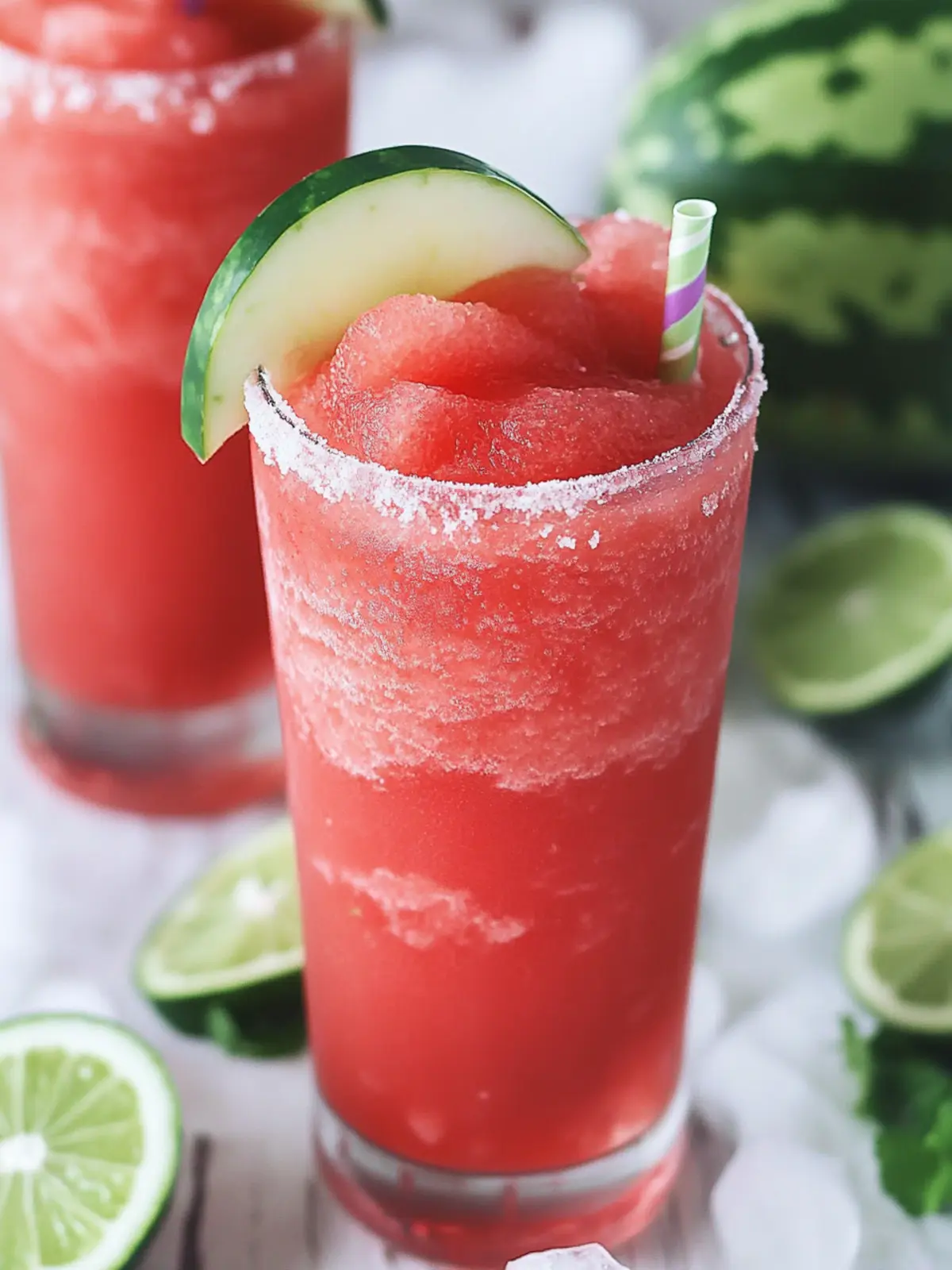 Watermelon slushie recipe