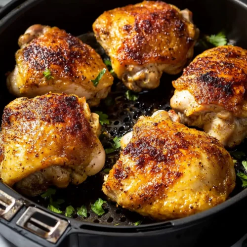Air fryer chicken thighs recipe