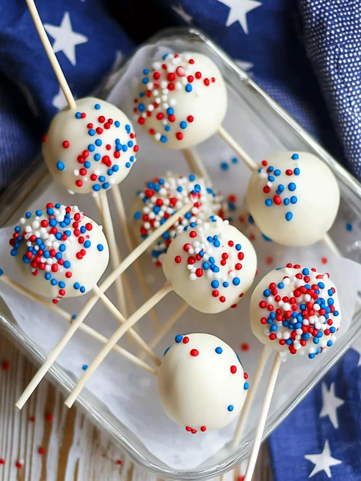 4th of july cake pops recipe