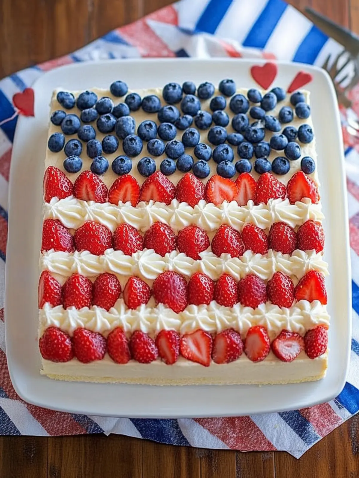 Stars and stripes cake recipe