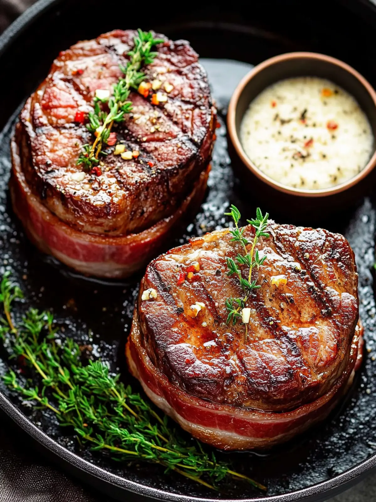 Bacon wrapped filet mignon recipe