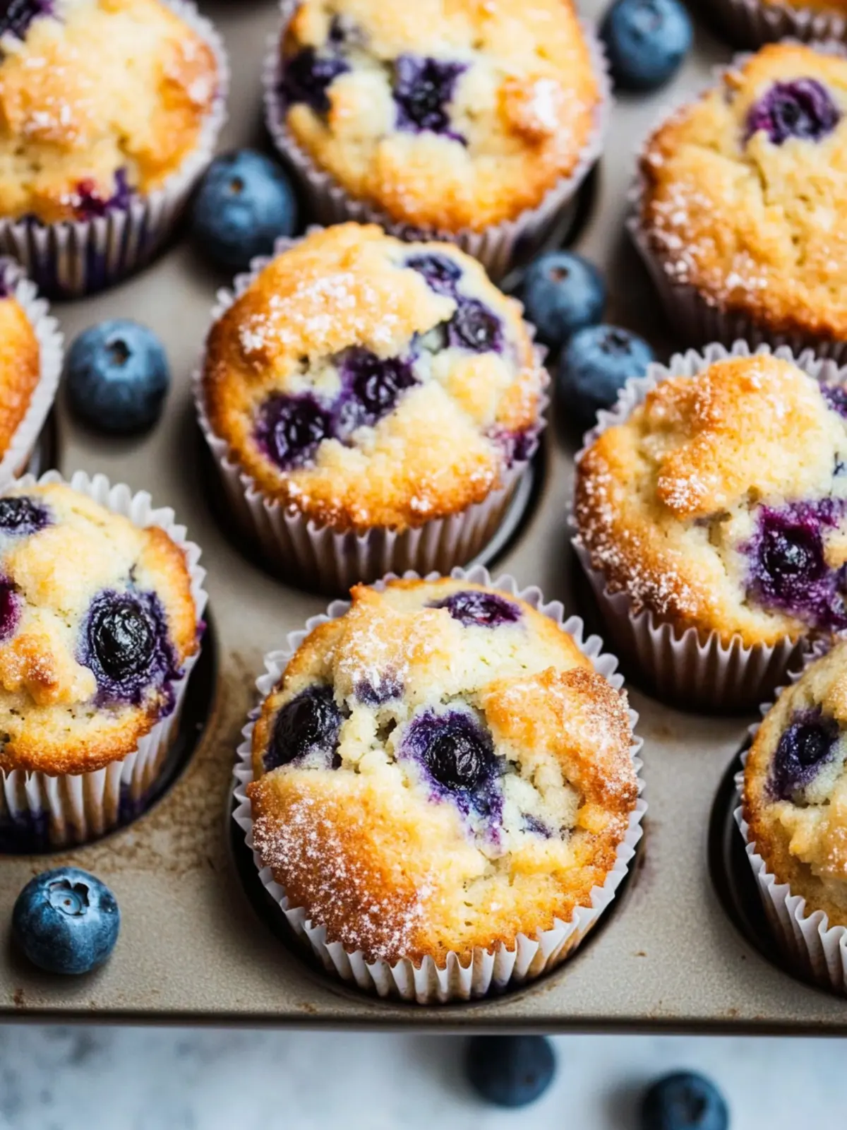Fresh blueberry muffins recipe