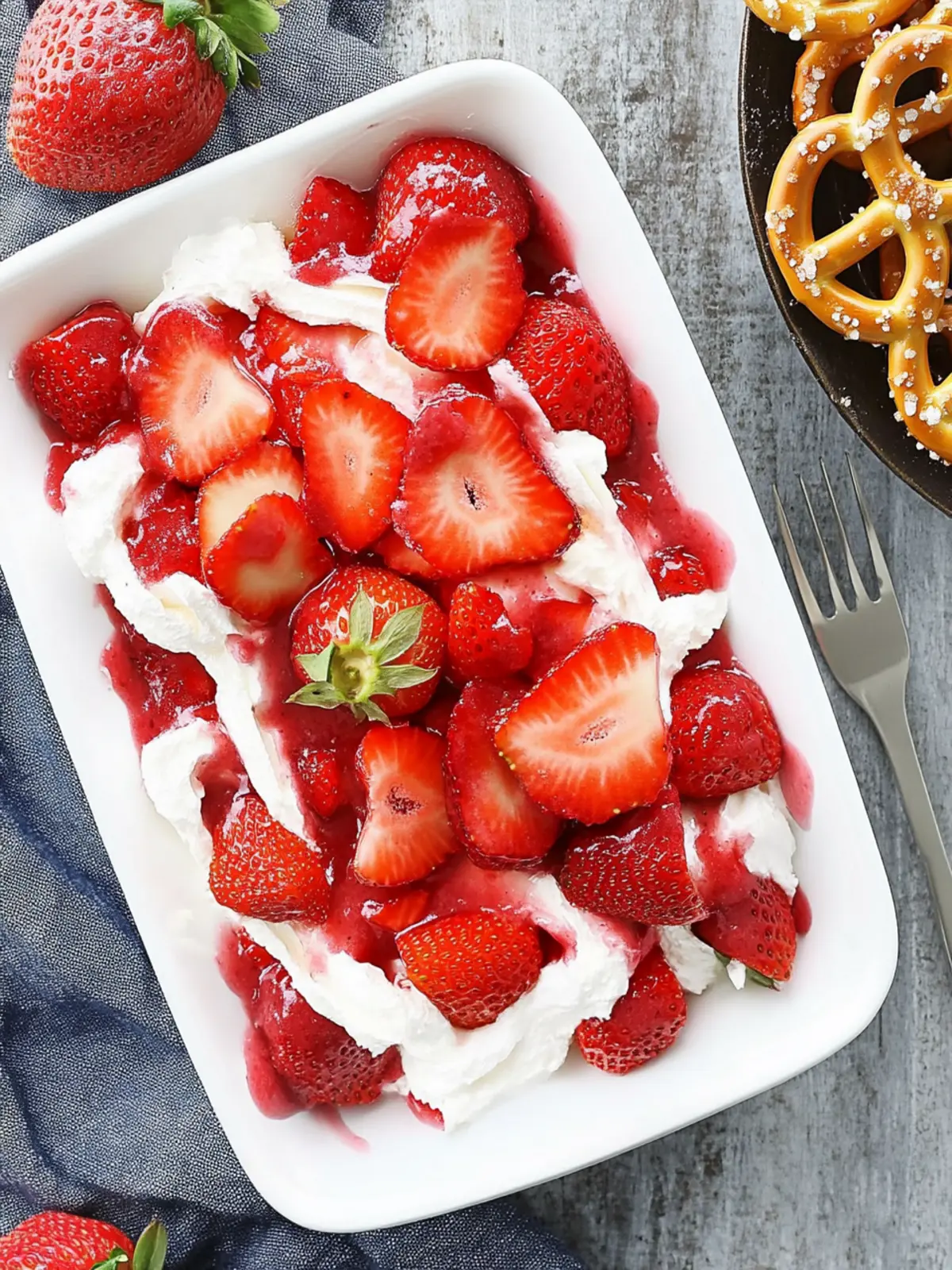 Strawberry pretzel salad recipe