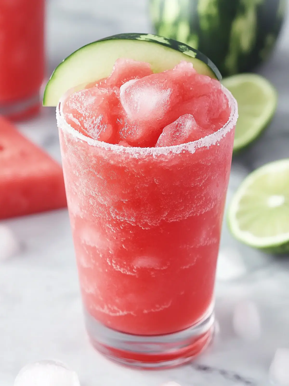 Watermelon slushie recipe