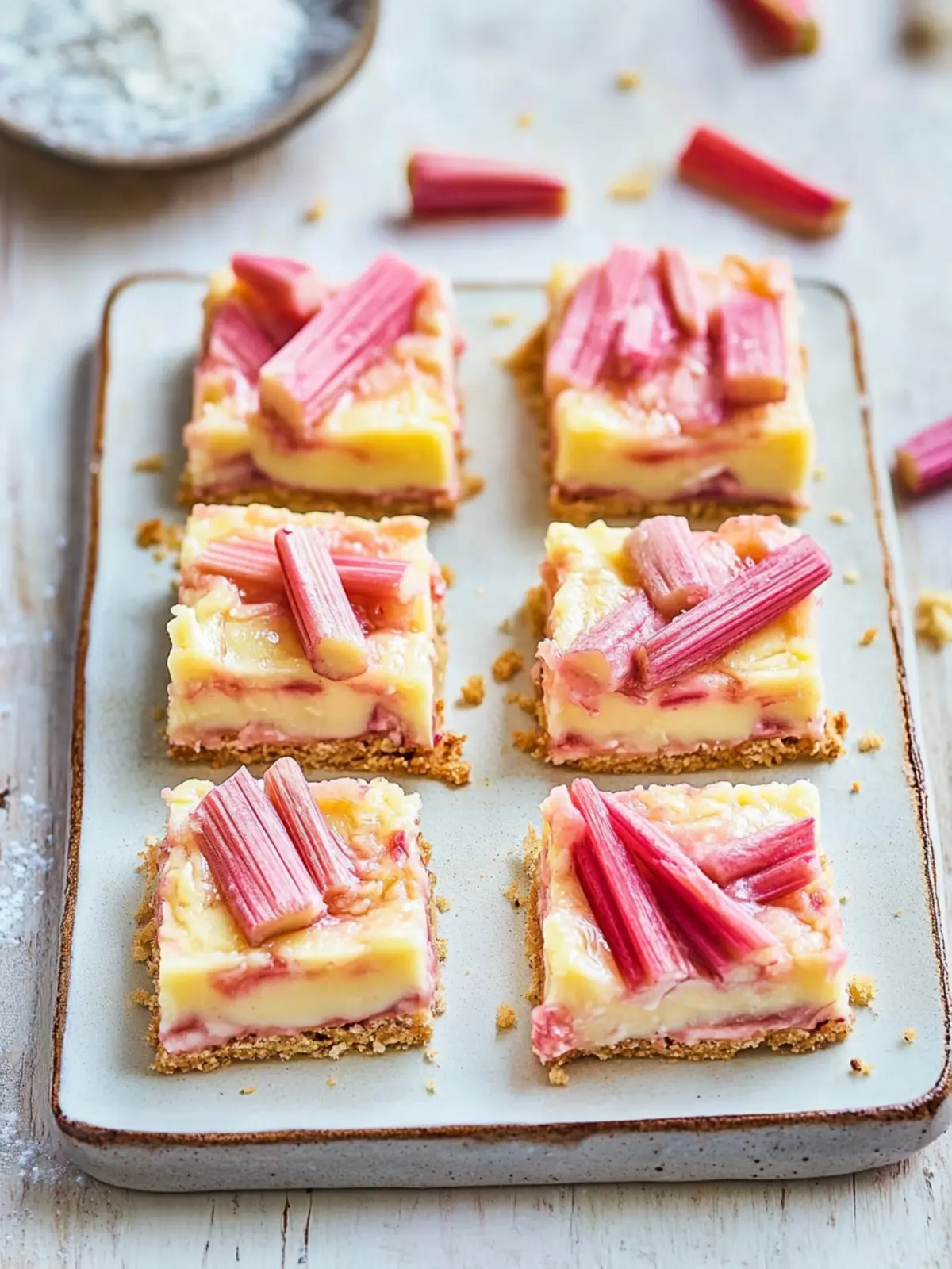 Delicious Rhubarb Custard Bars Recipe for Sweet Cravings
