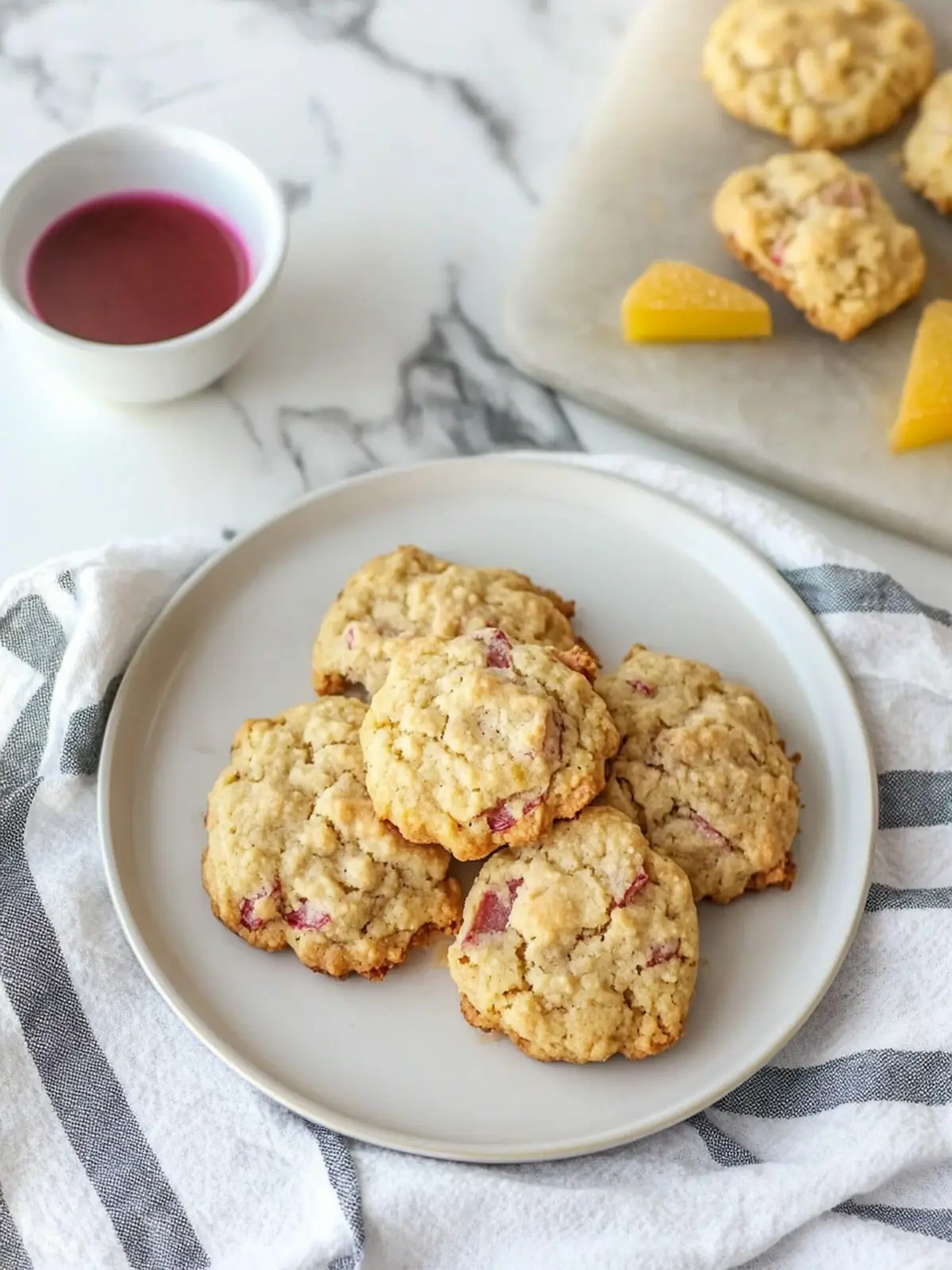 Rhubarb cookies recipe