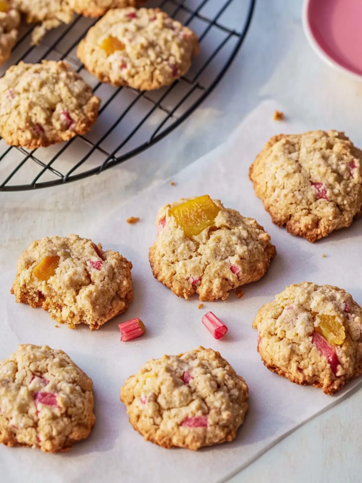 Rhubarb cookies recipe