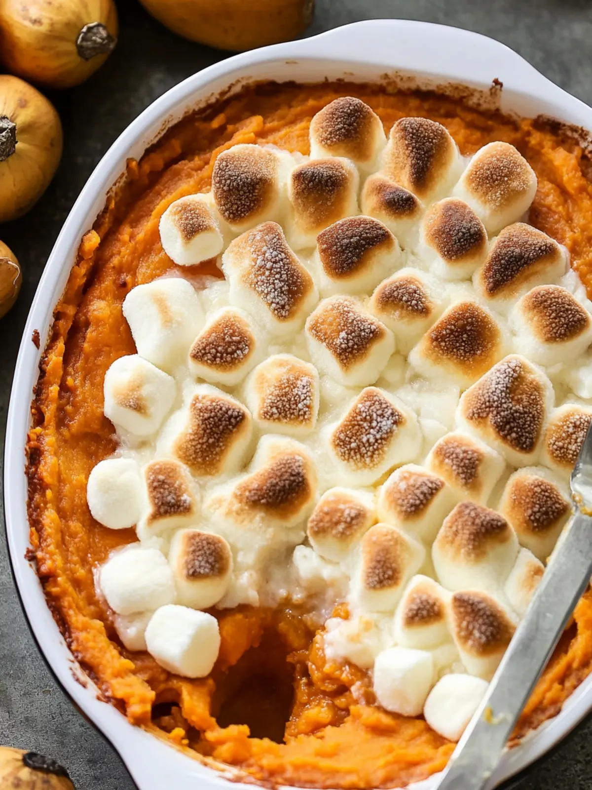 Irresistible Sweet Potato Casserole with Marshmallows Delight