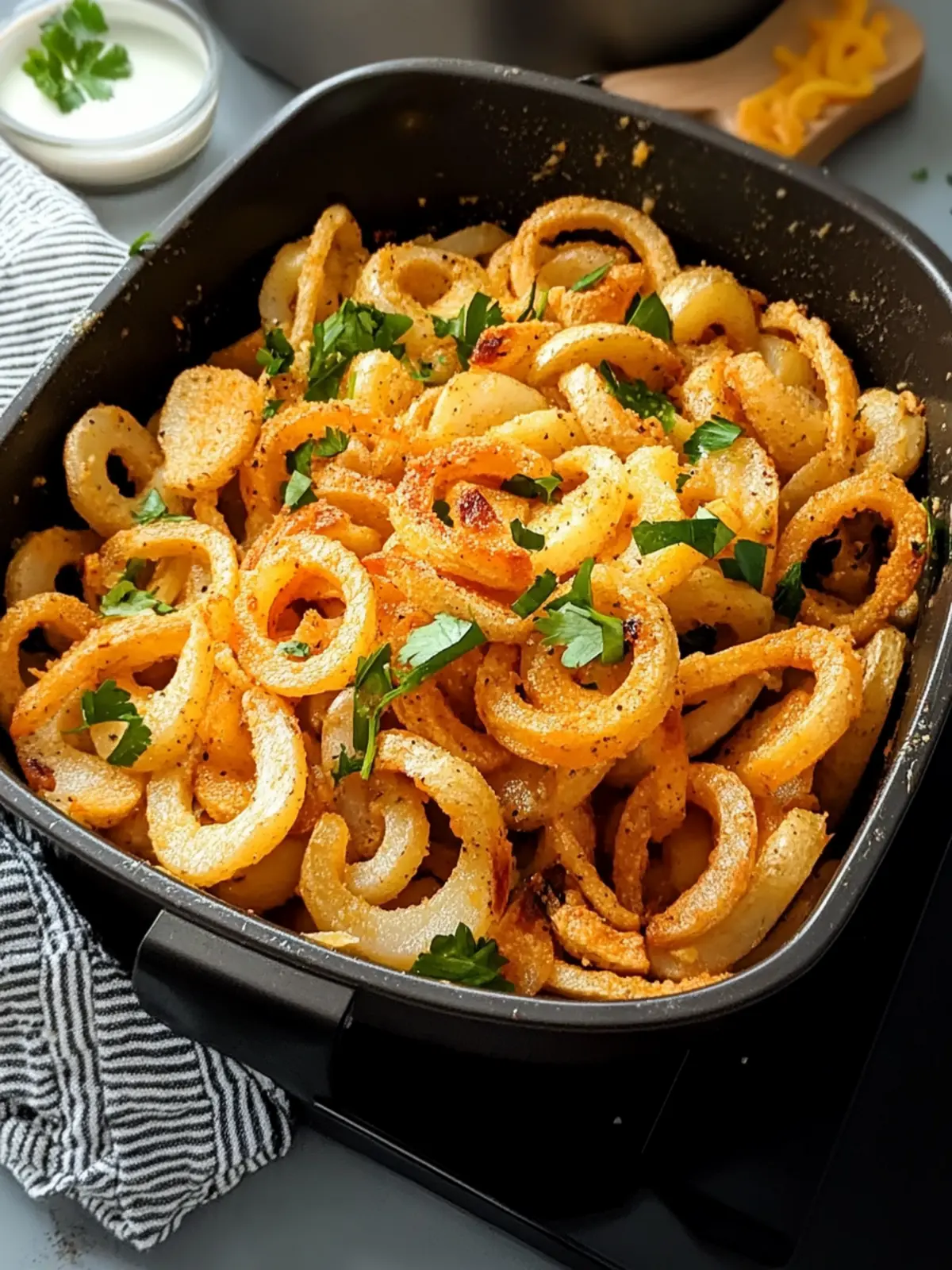 Curly Fries Potato Salad