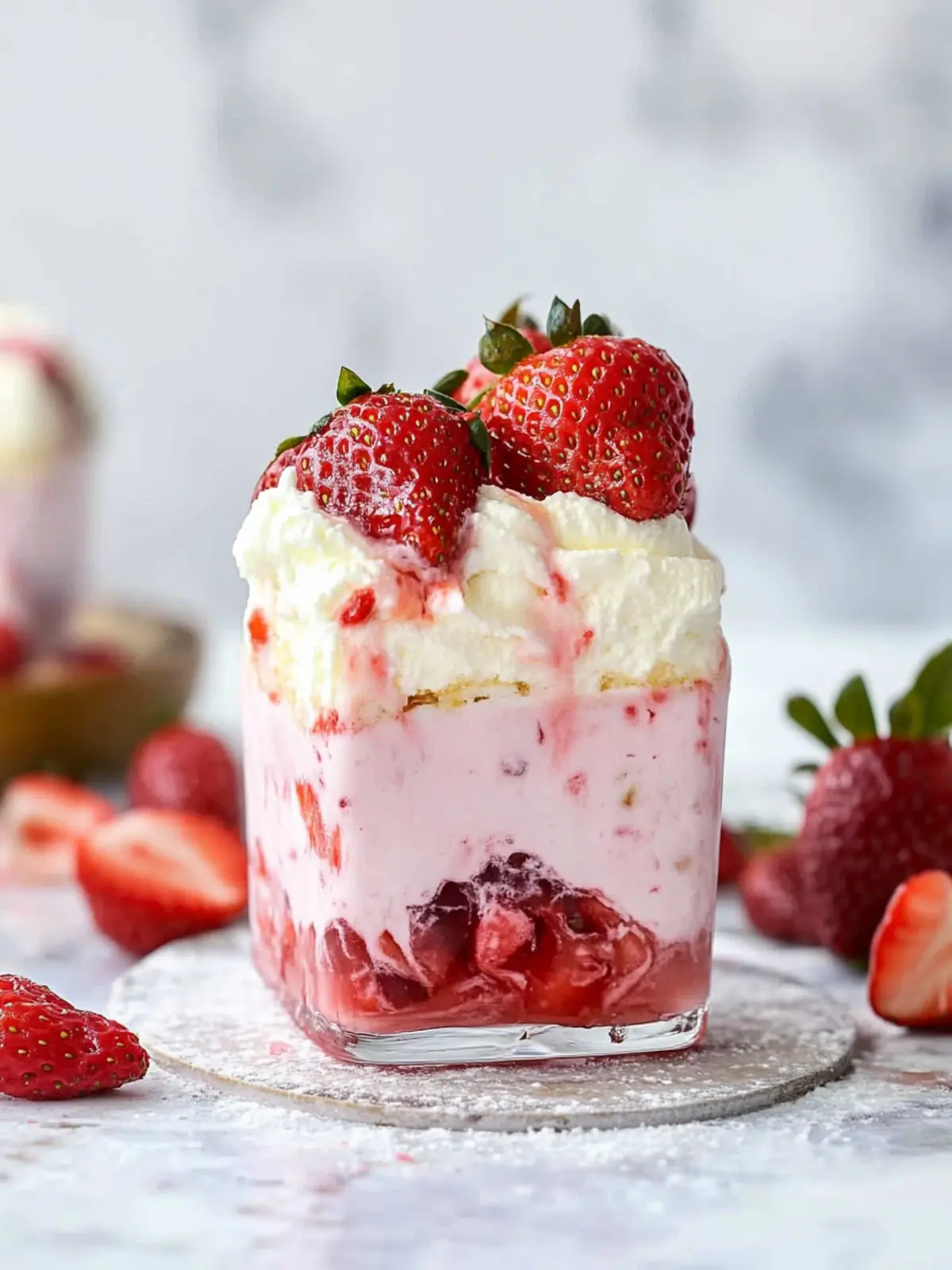 No-Bake Strawberry Delight