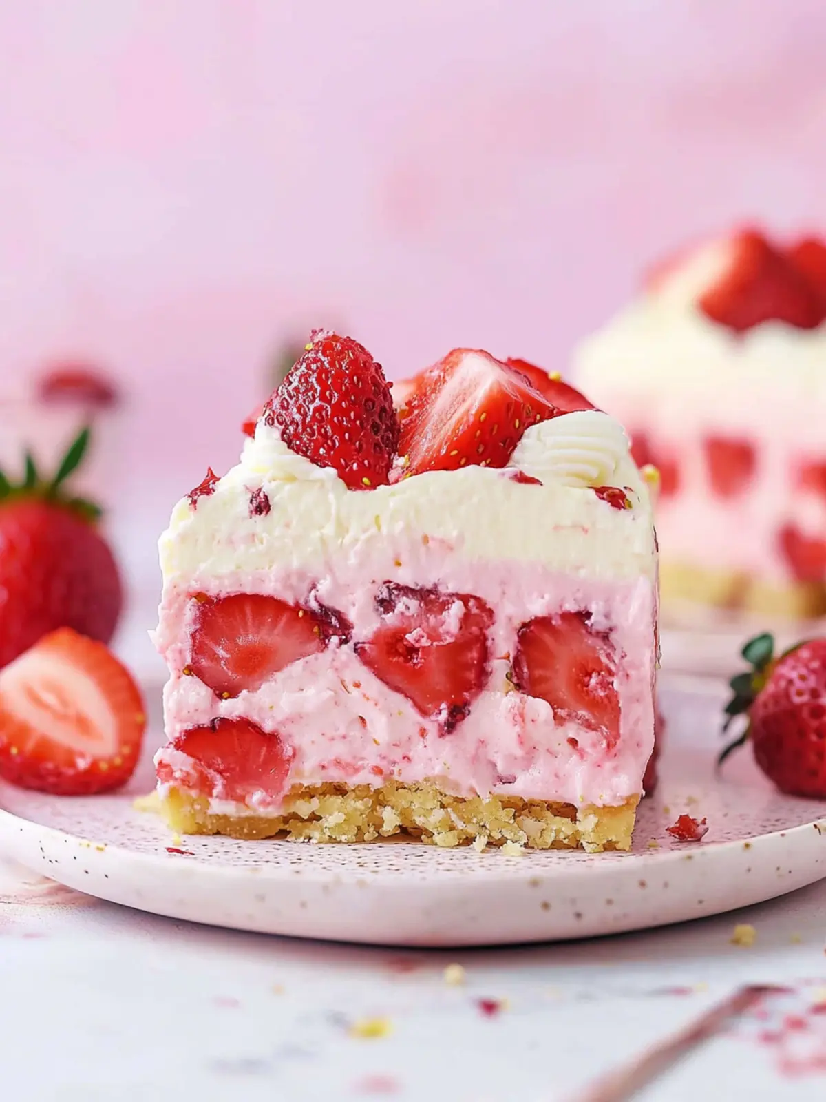 No-Bake Strawberry Delight