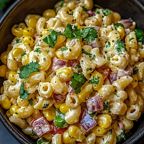 Mexican Street Corn Pasta Salad is a must-try dish!