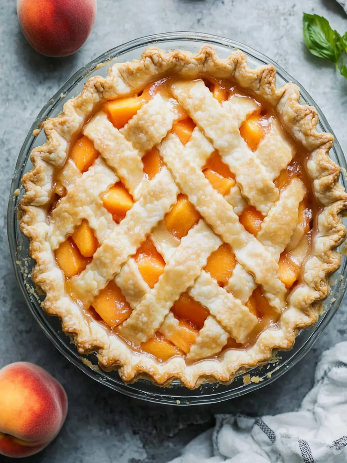 Delicious Fresh Peach Pie that Whispers Summer Joy