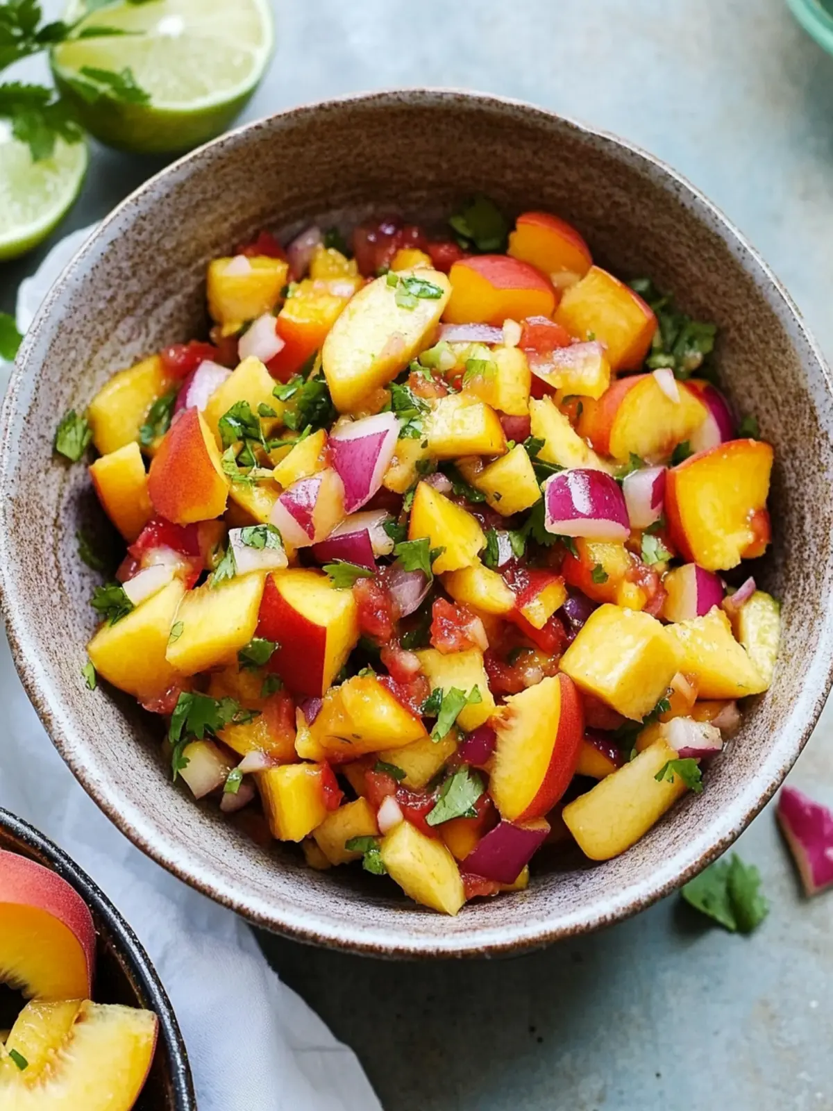 peach salsa