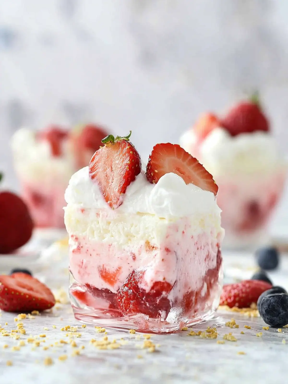 No-Bake Strawberry Delight