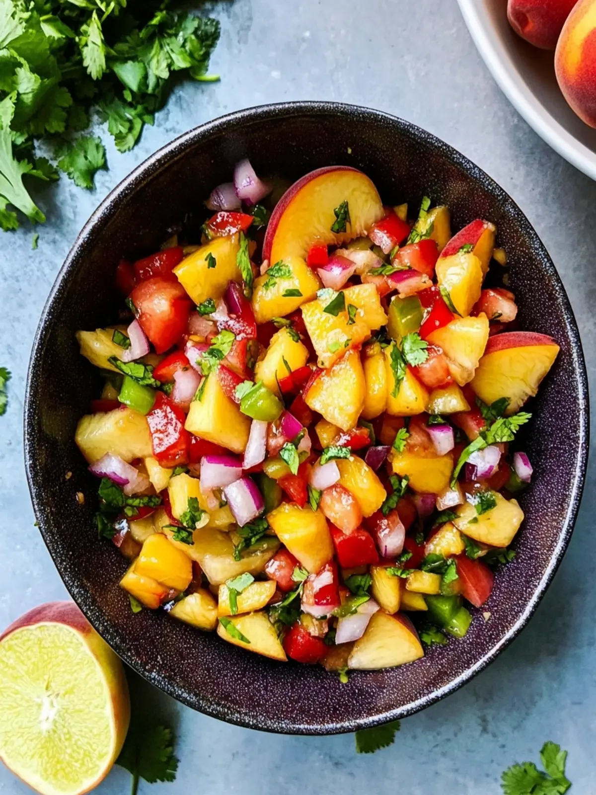 peach salsa