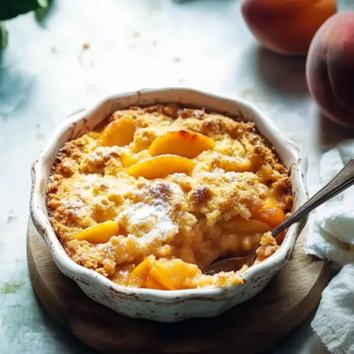 peach cobbler